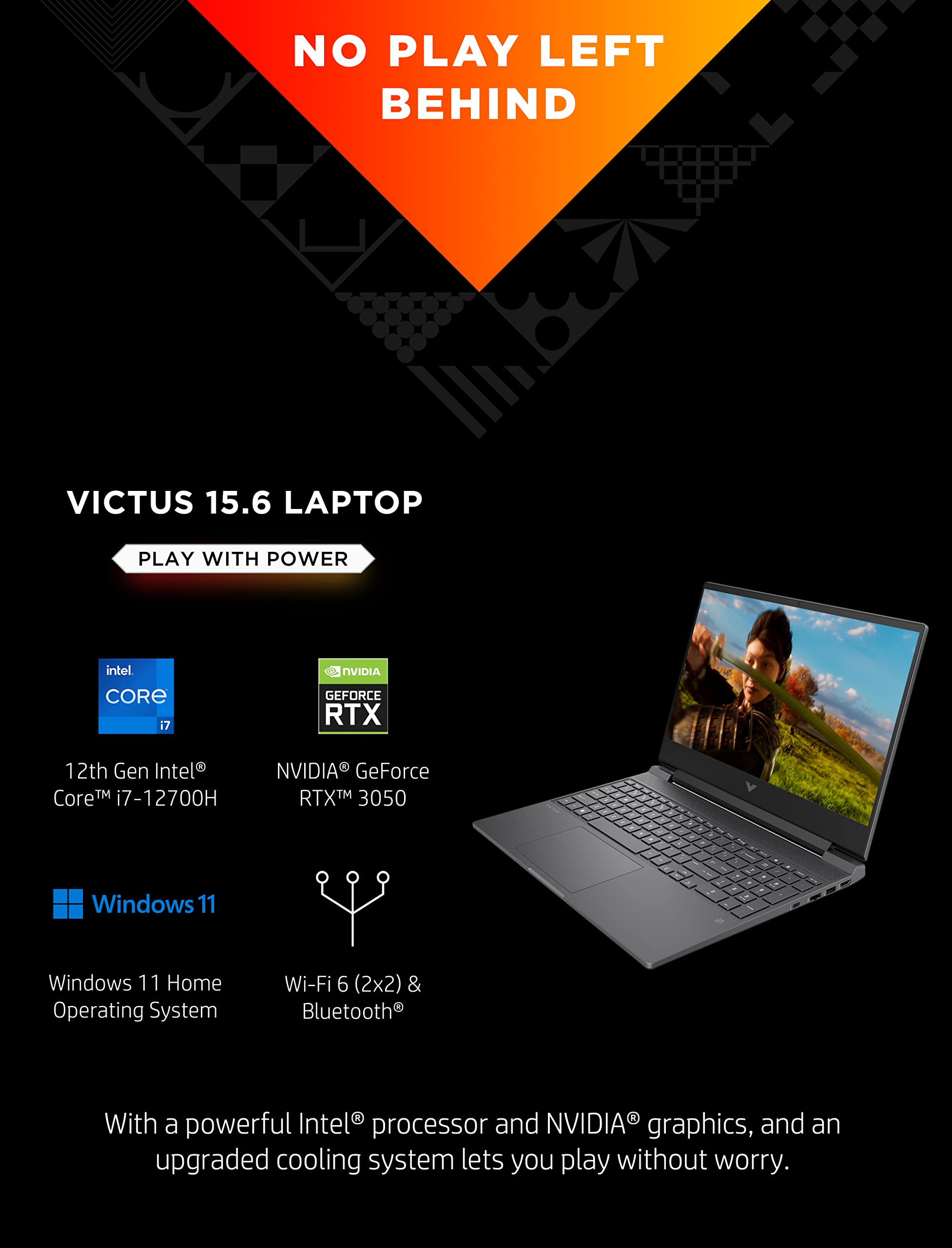 Amazon.com: HP Victus 15 Gaming Laptop, NVIDIA GeForce RTX 3050 Ti